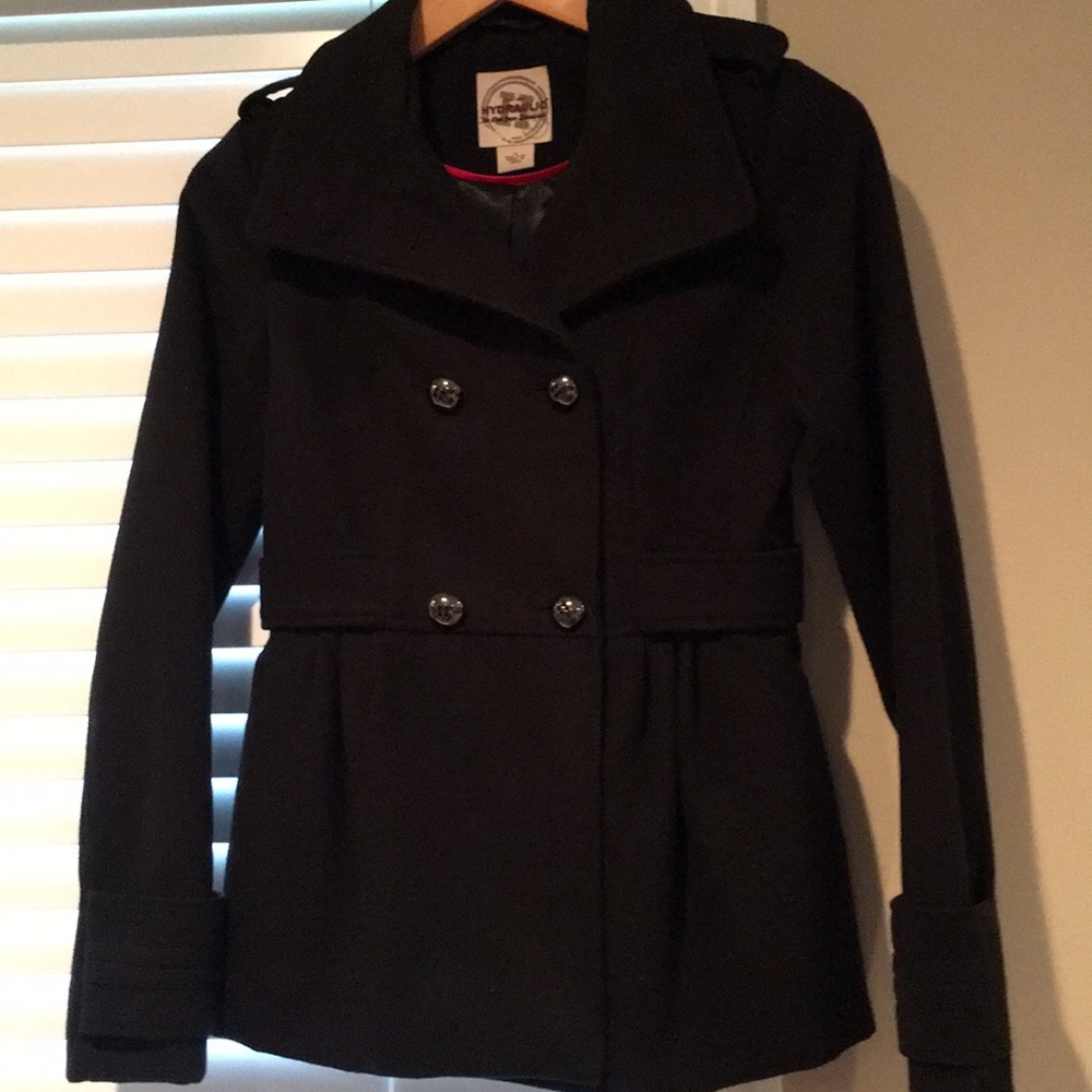Black pea coat